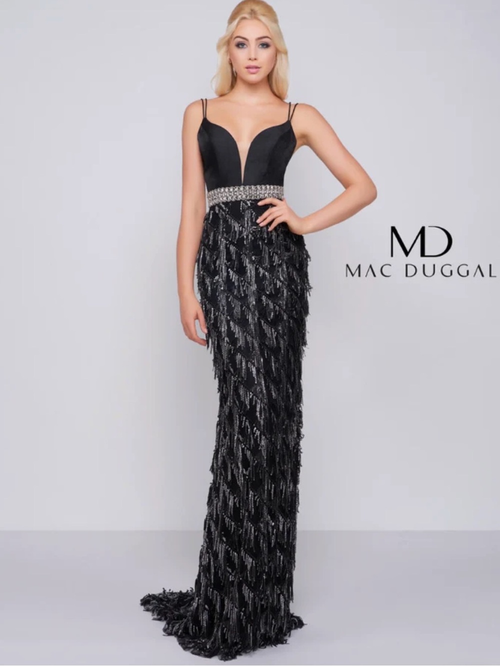 MacDuggal 2092A black size 6 NWT brand new never worn or altered before